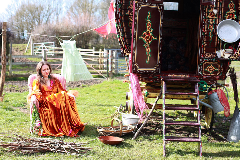 Gypsy caravans styled shoot 