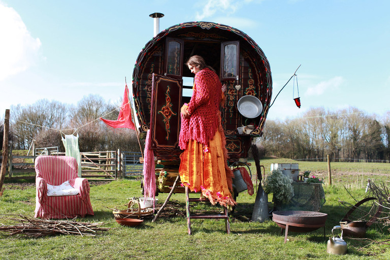 Gypsy caravans styled shoot 