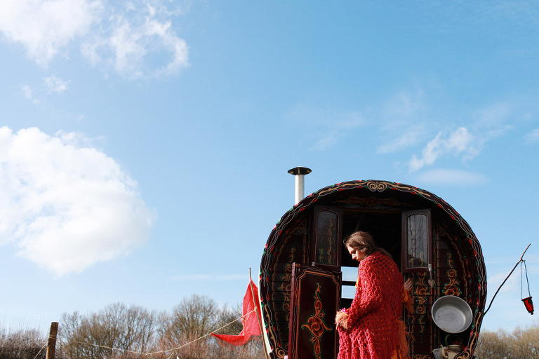 Gypsy caravans styled shoot 